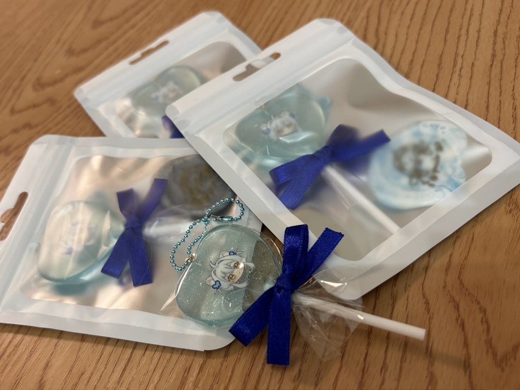 ゆねこのペロキャンキーホルダー