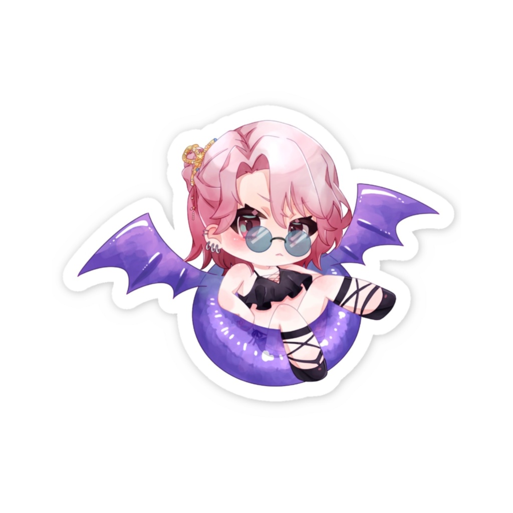 ぱーぷるステッカー