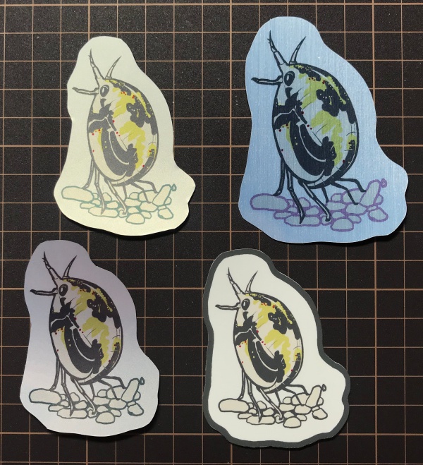 【訳あり】ヨコエビステッカーセット