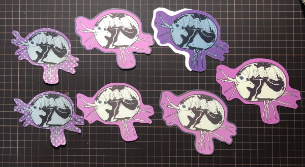 【訳あり】ヨコエビステッカーセット