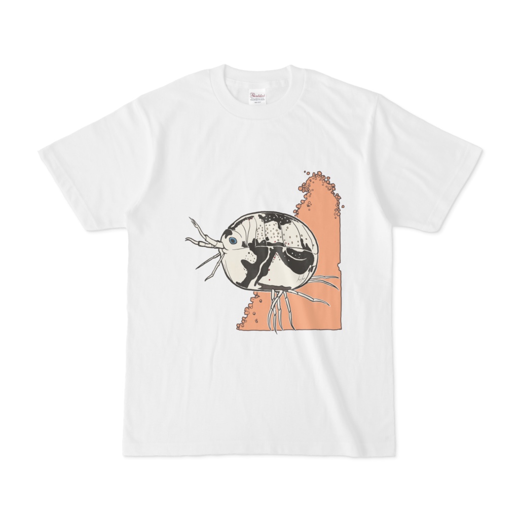 ホテイヨコエビの一種の白Tシャツ