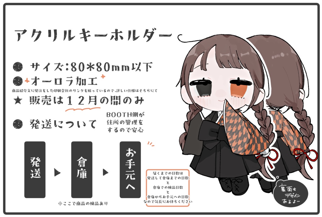 【期間限定】はいじまアクキー【アクリルキーホルダー】