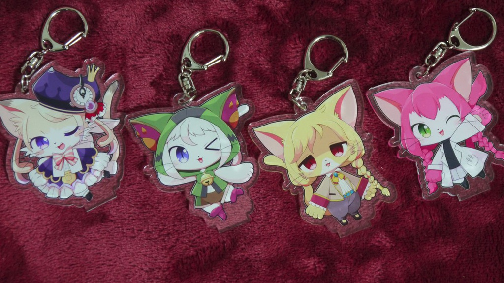 キャトバス台座付きアクキー