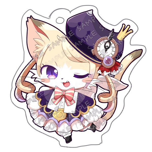 キャトバス台座付きアクキー