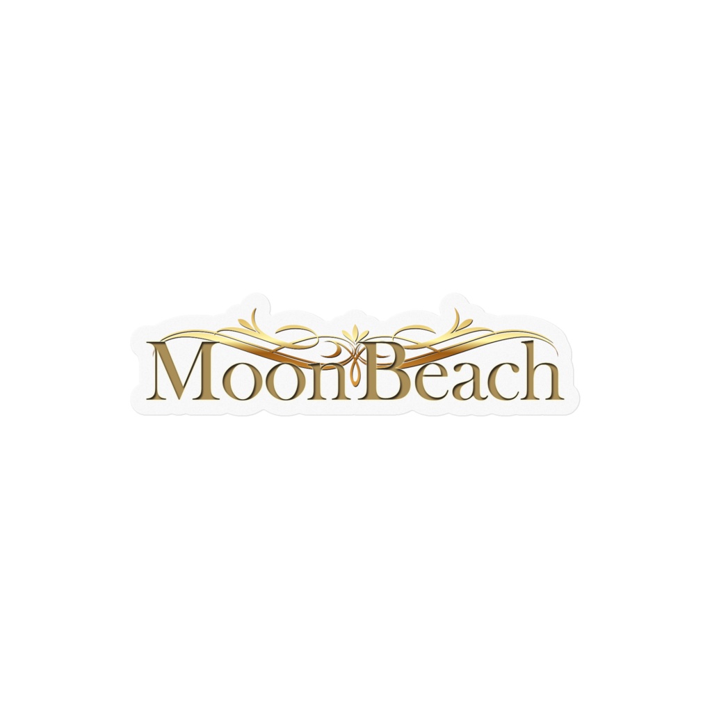  MoonBeach LOGOステッカー 
