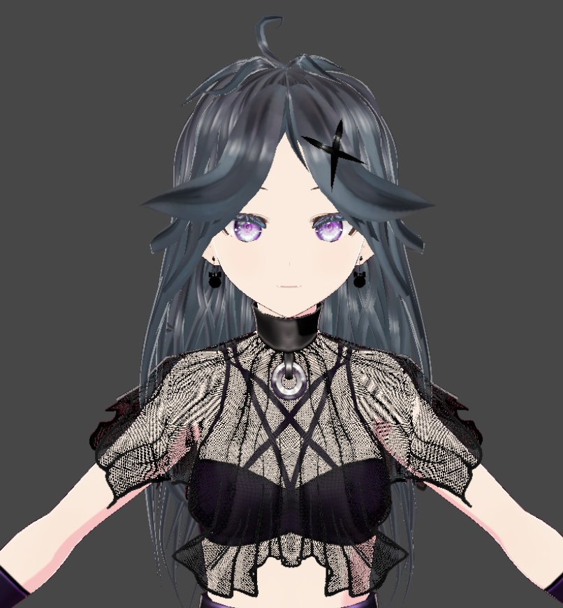 (VRoid/Free) Long Hair