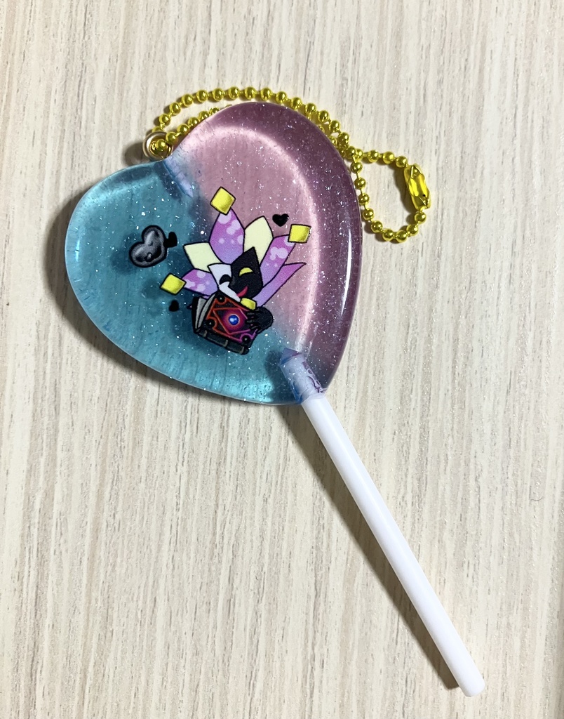 ディメーンペロキャン風キーホルダー