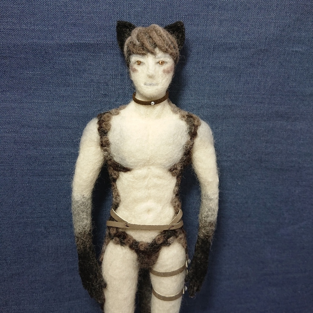 人外男子 猫男子/黒