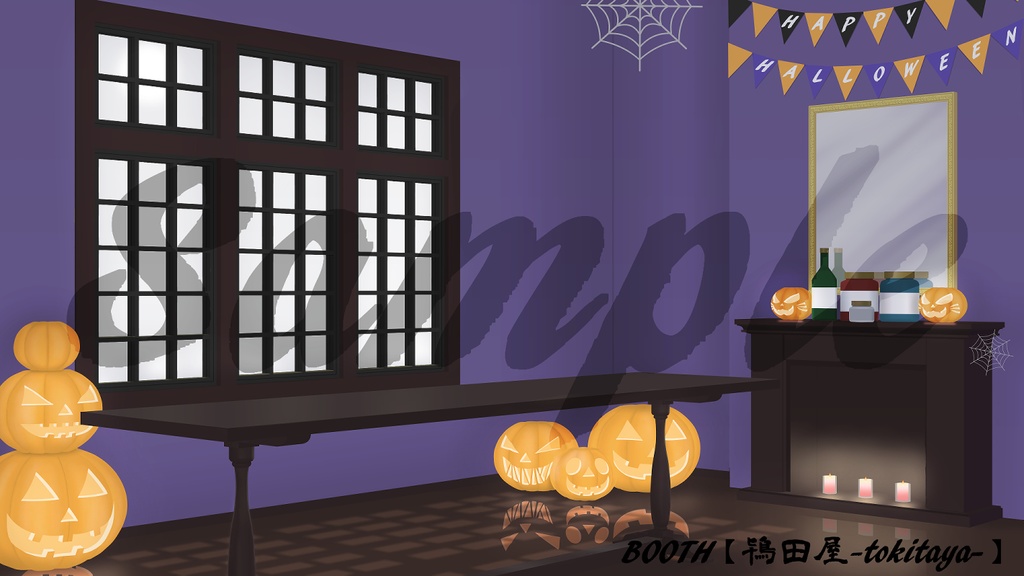 【背景イラスト】ハロウィン