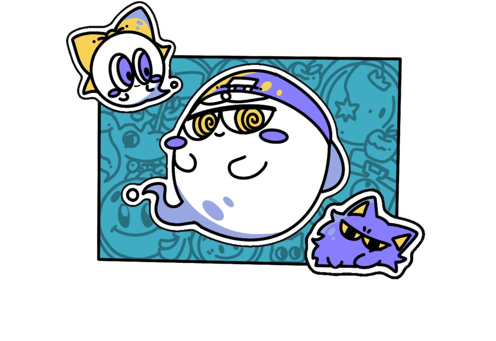 オバケのMiroTシャツ