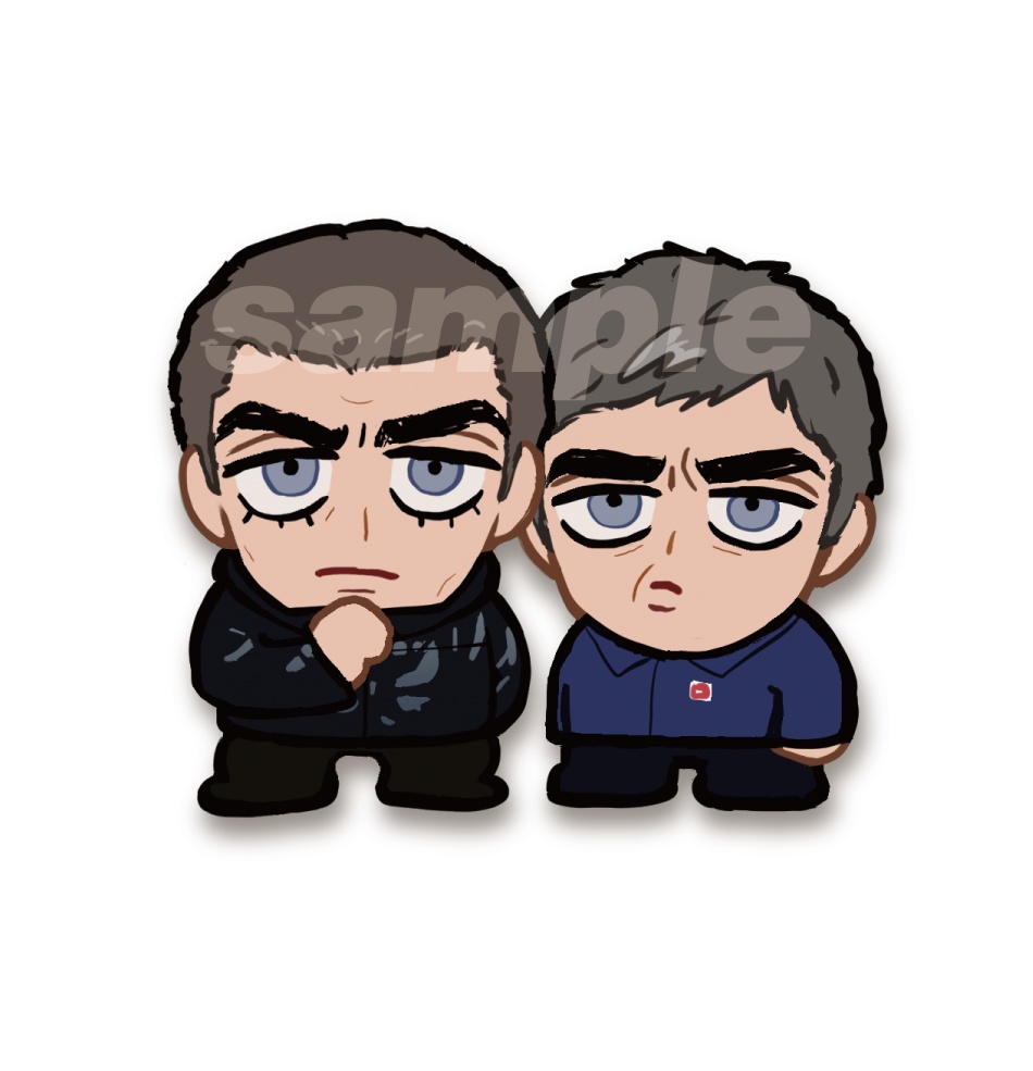 非公式ファングッズ　Live '25　ノエルとリアムのアクスタ