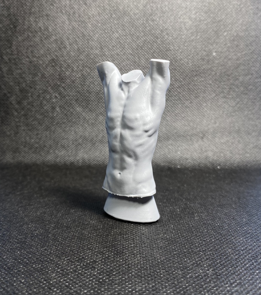 3Dスキャンデッサンフィギュア(上半身Cタイプ)