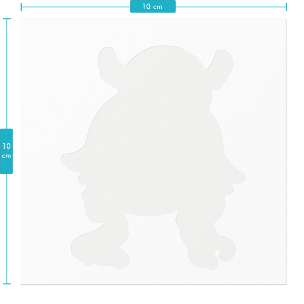 ヒフミちゃんステッカー(アハハver)