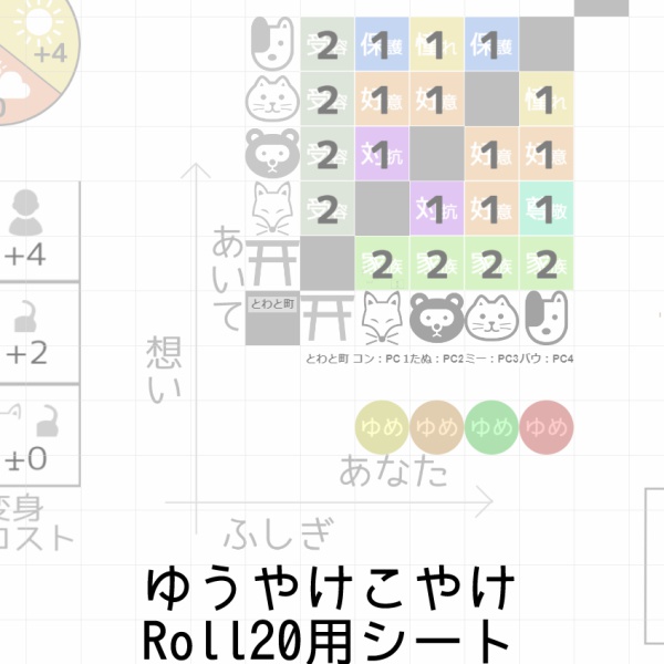 ゆうやけこやけ：シート＆素材