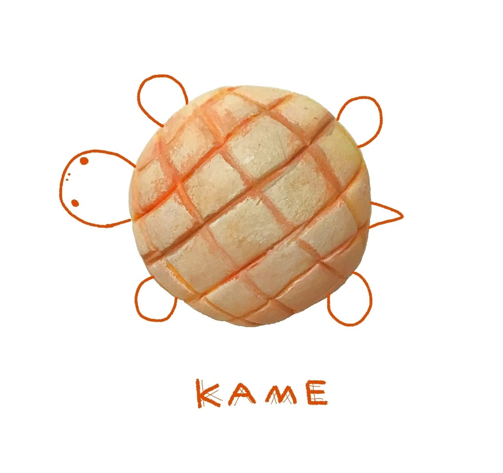 かめメロンパンT(レディース)