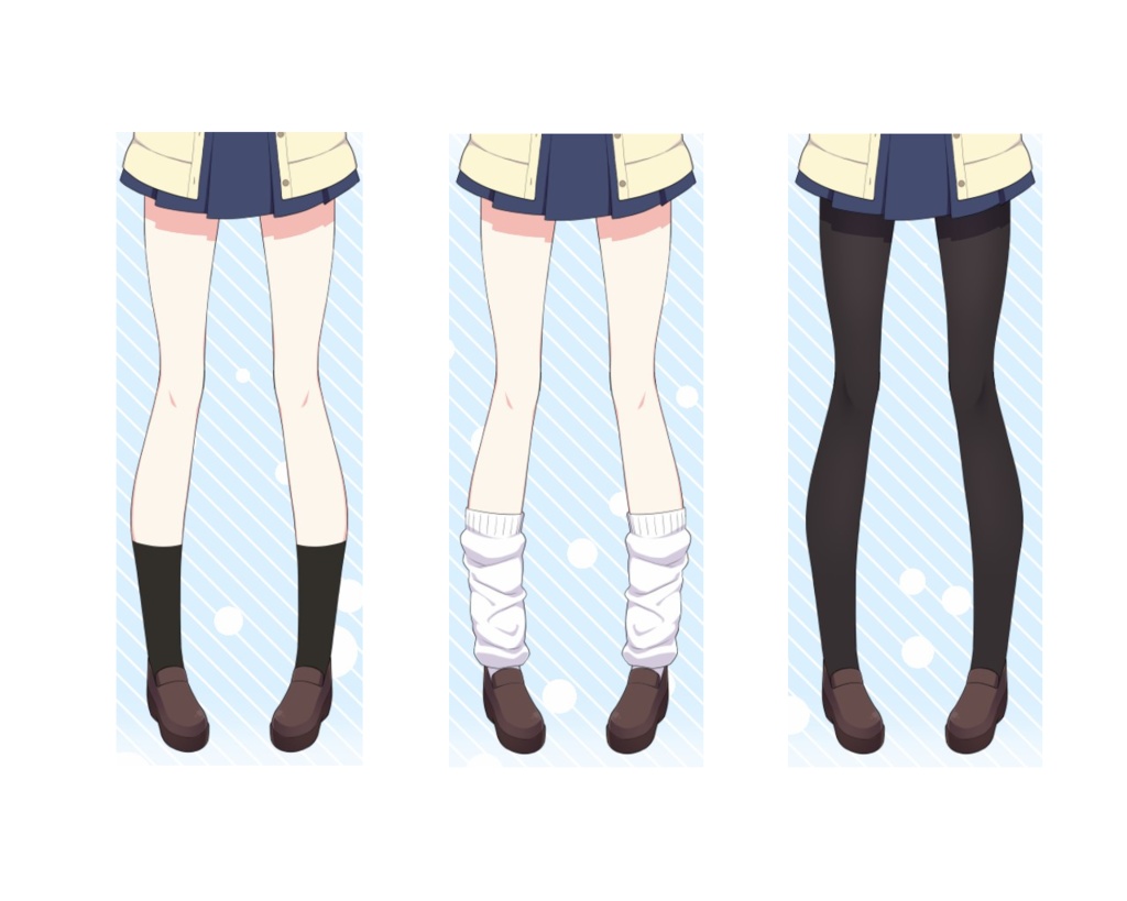 【汎用モデル】制服少女【VTubeStudio専用】