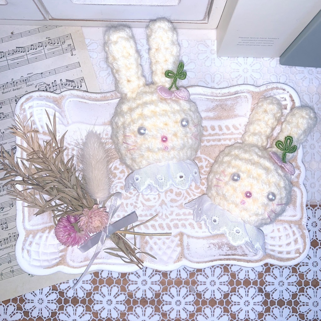 手編みのりぼんちゃん