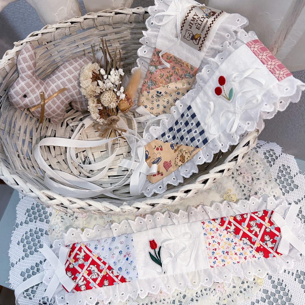 パッチワークヘッドドレス