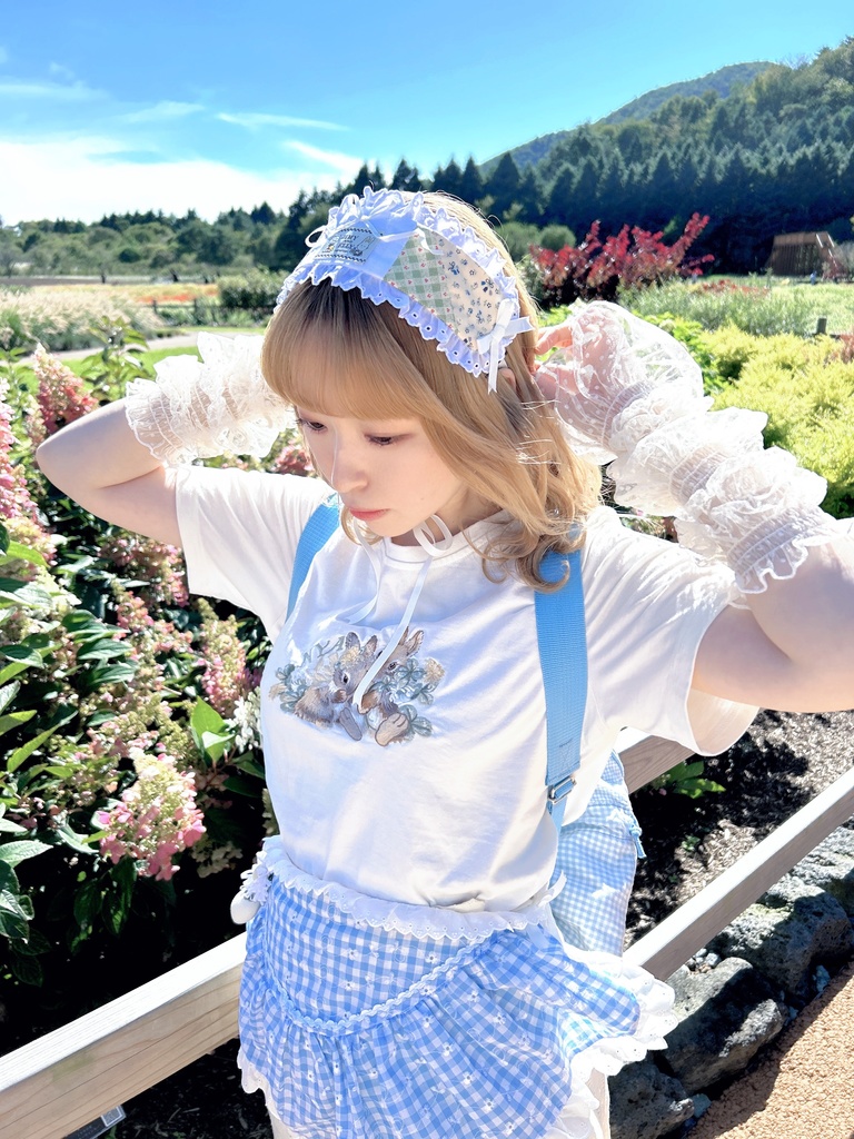 パッチワークヘッドドレス