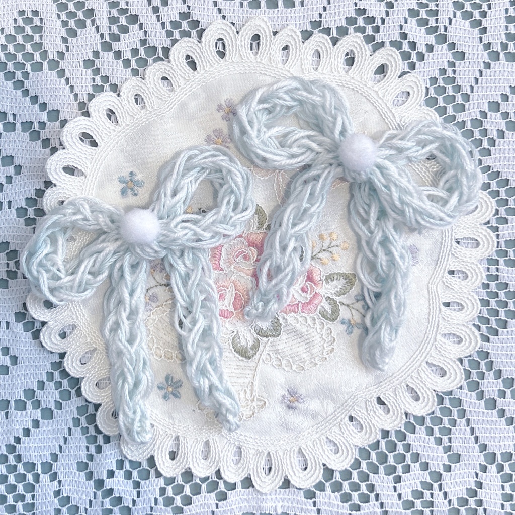 ふんわりリボンクリップ