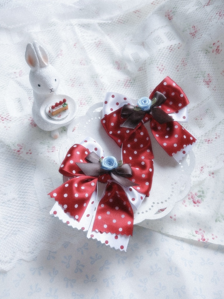 ラッピングリボンクリップ(チョコ)
