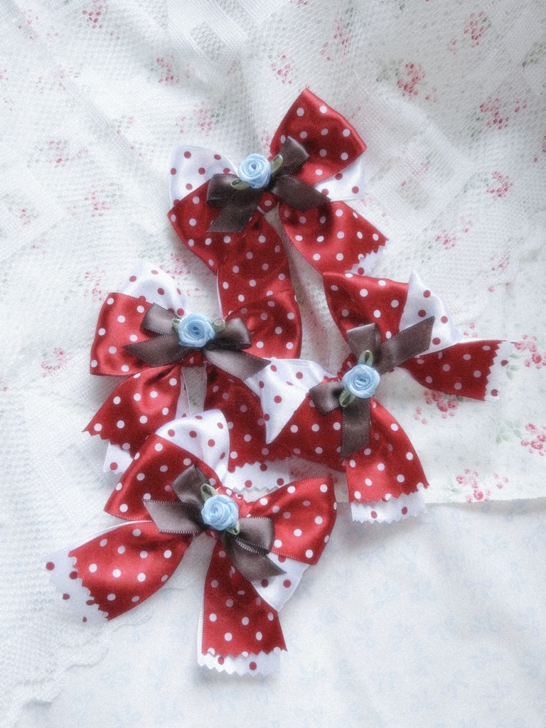 ラッピングリボンクリップ(チョコ)