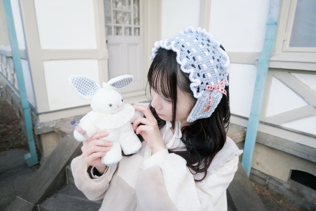 うさぎのみみあてヘッドドレス