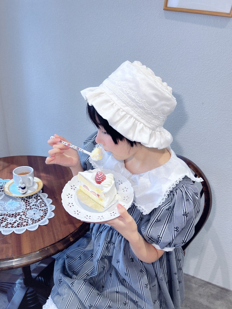 ホールケーキバケットハット(バタークリームver.)