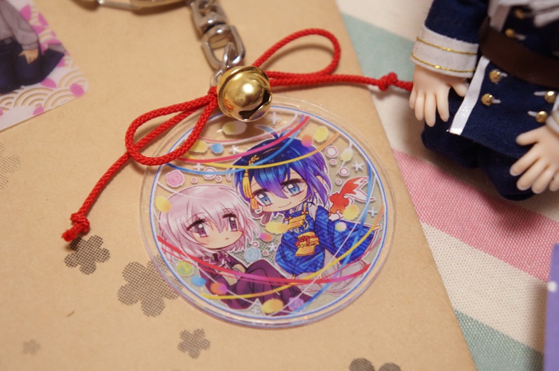 足利宝剣アクリルキーホルダー 