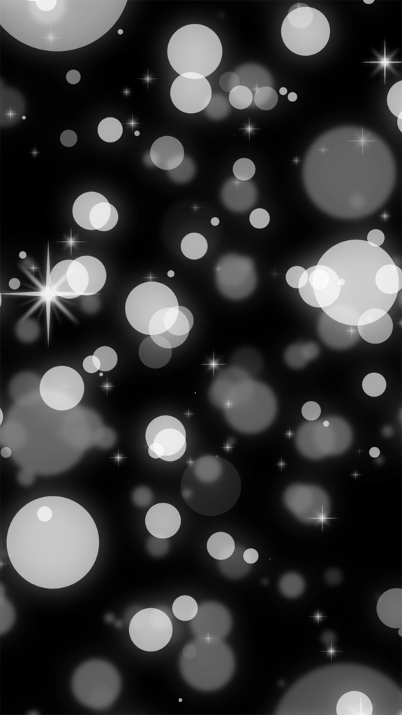 星と光がキラキラする縦型ループ動画