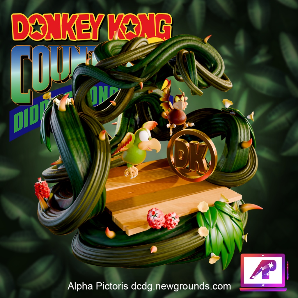 ステッカーブッシュ ドンキーコング2