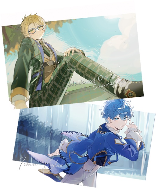 フィーチャー箔押しポスカセット 泉＆真