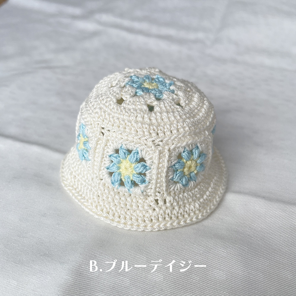 お花のモチーフバケハ