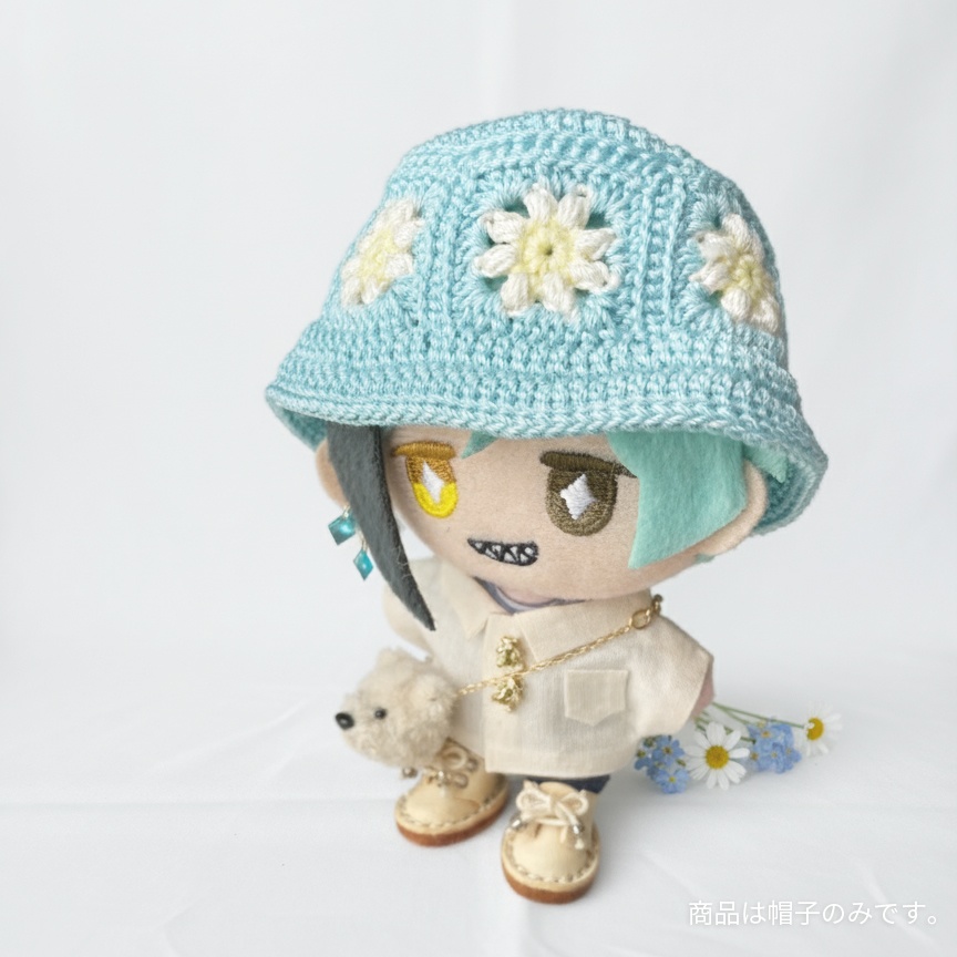 お花のモチーフバケハ