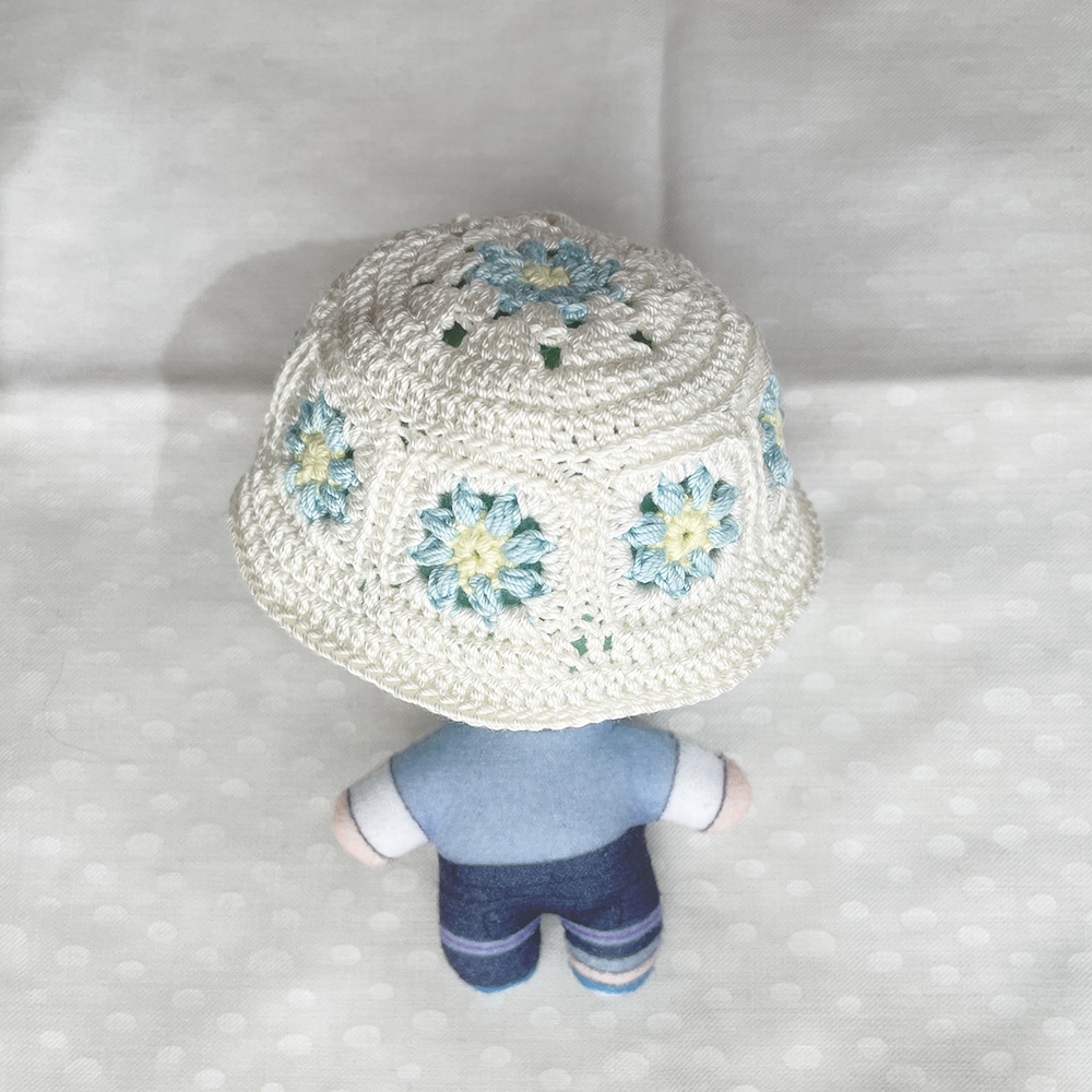 お花のモチーフバケハ