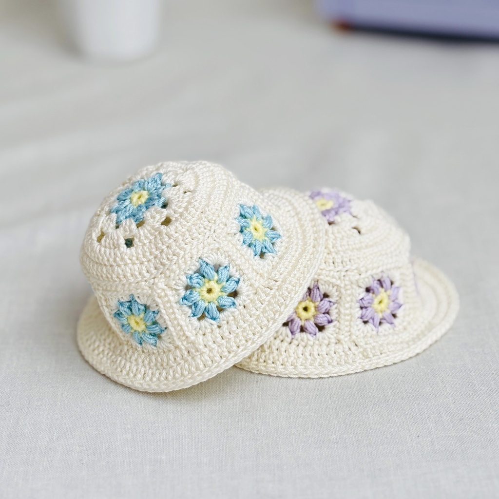 【Sold out】お花のモチーフバケハセット
