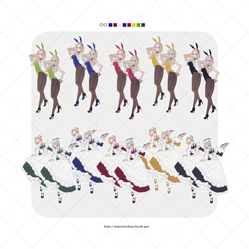 立ち絵素材02 - 衣装差分