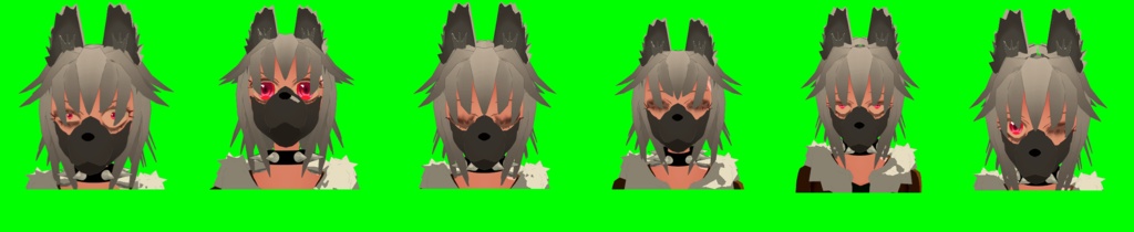 【VRchat向けアバター】狼少女ハウル