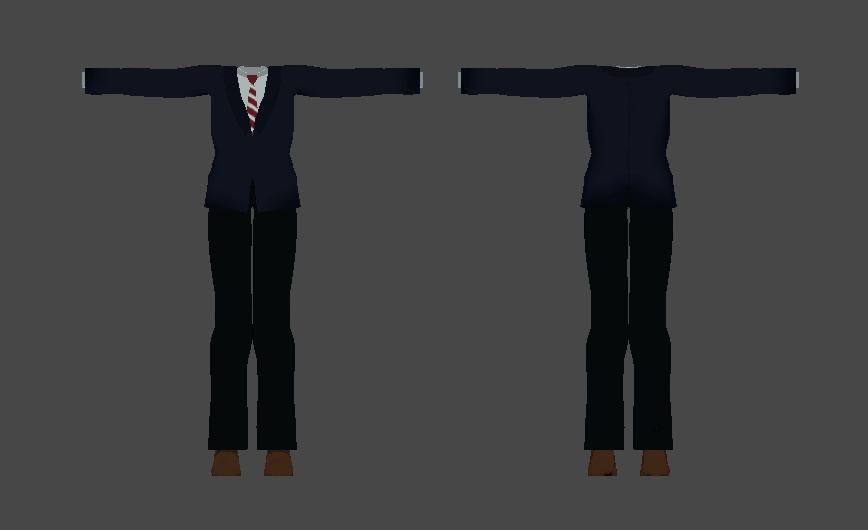 【VRC向け衣装】ノイズ専用スーツ ☆値下げ☆