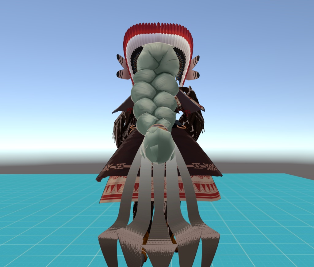 【マルクト想定】ゆらゆら揺れる長い尾羽根