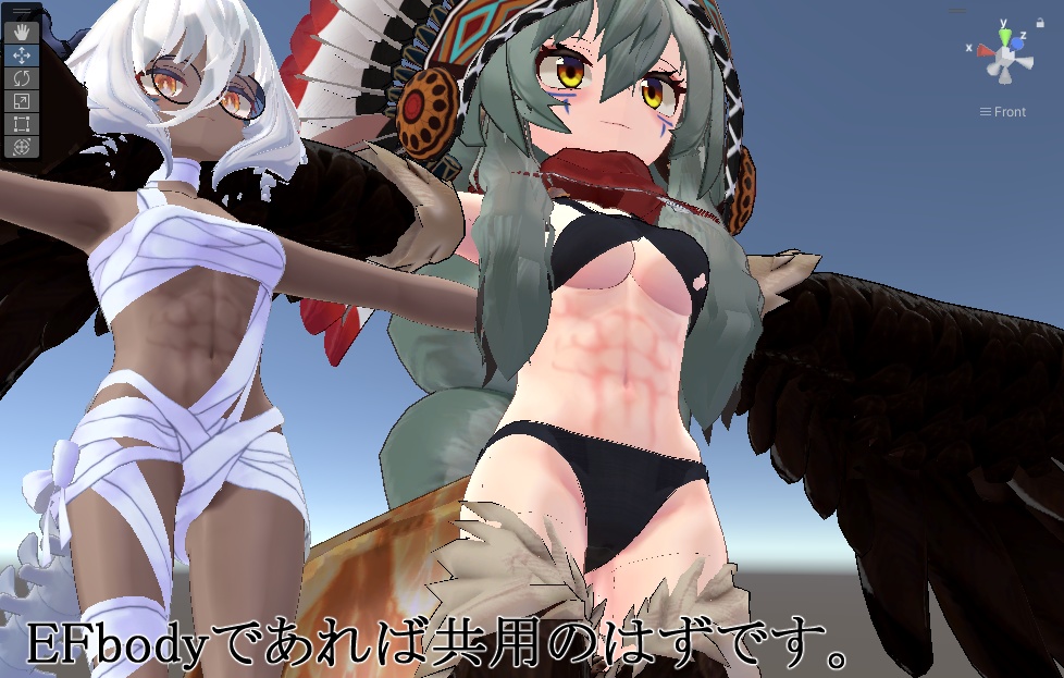 EFbodyの皆さんの腹筋を割るテクスチャ