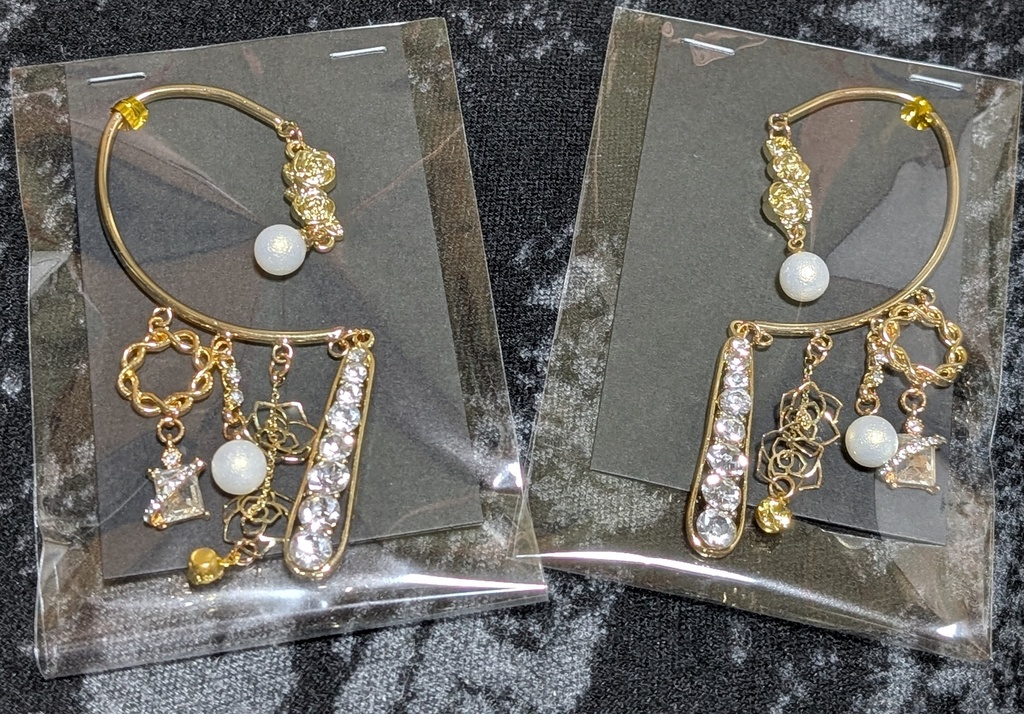 光輪のイヤーフック(画像2枚)