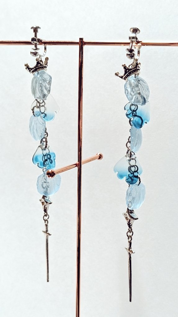 海王【ポセイドン】モチーフイヤリング