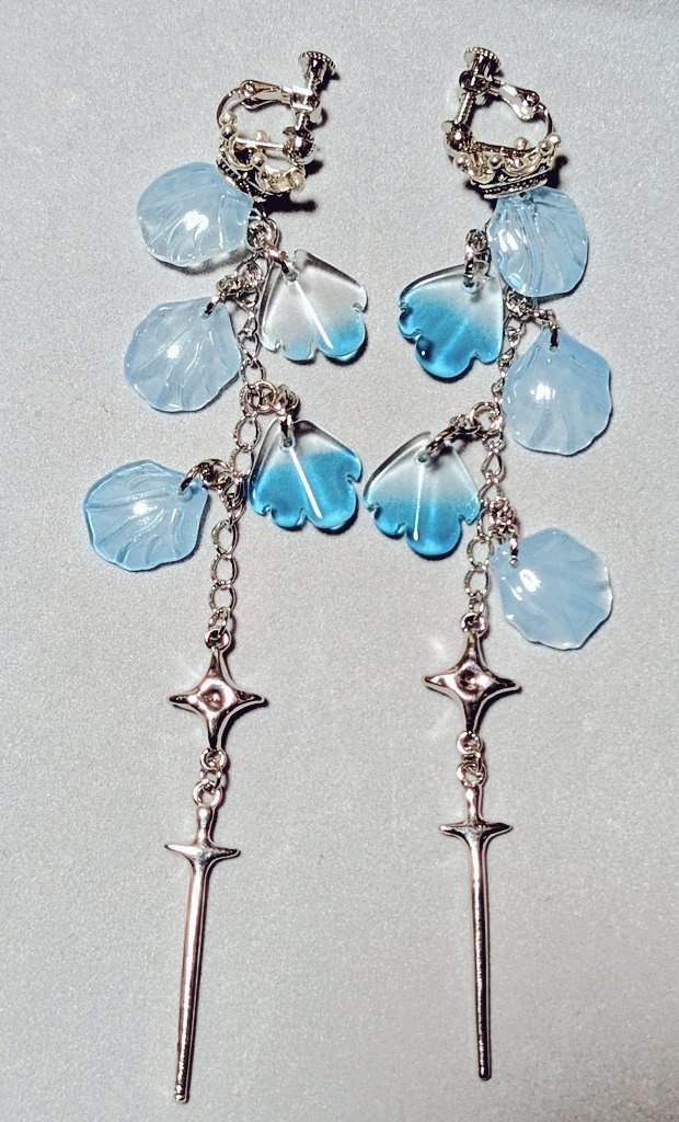 海王【ポセイドン】モチーフイヤリング