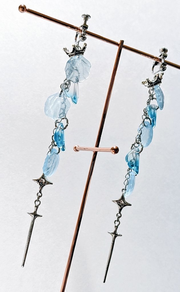 海王【ポセイドン】モチーフイヤリング