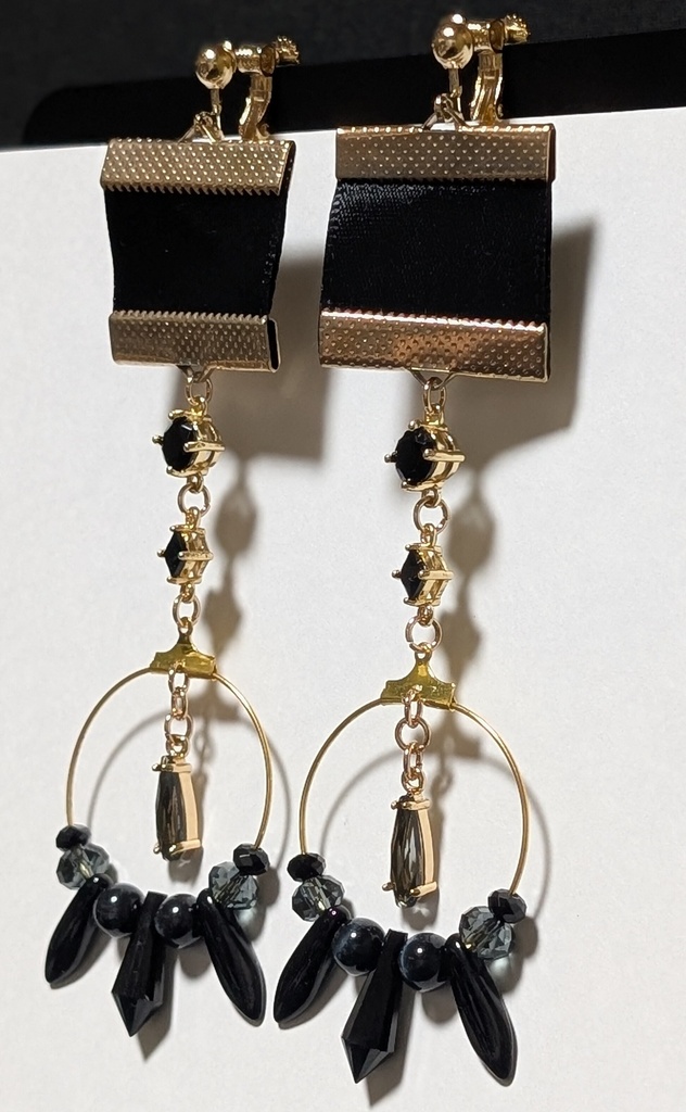 旗型フープイヤリング(全4種)