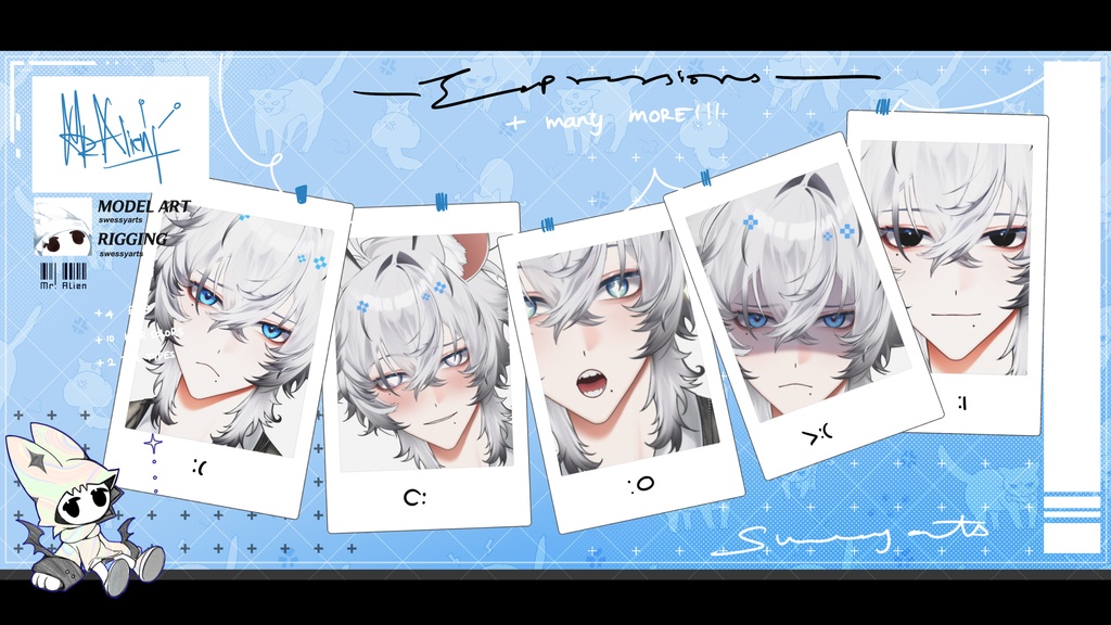 【Live2D model】AlienV1.0 #01