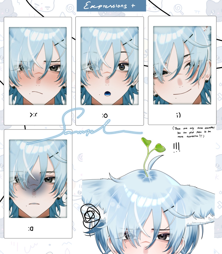 【live2dモデル】 SNOW / Vtuber model