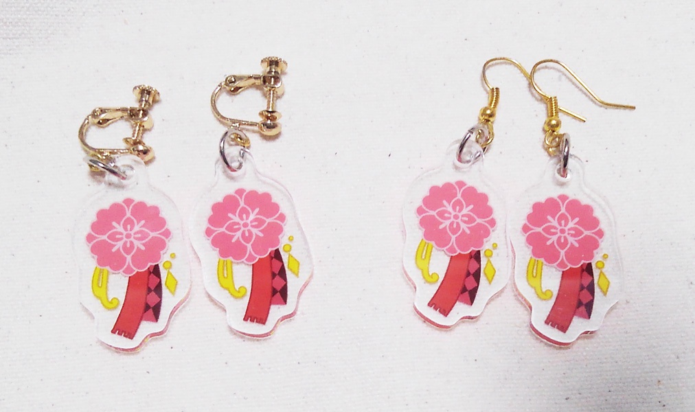 加州清光&大和守安定イメージピアス(イヤリング)