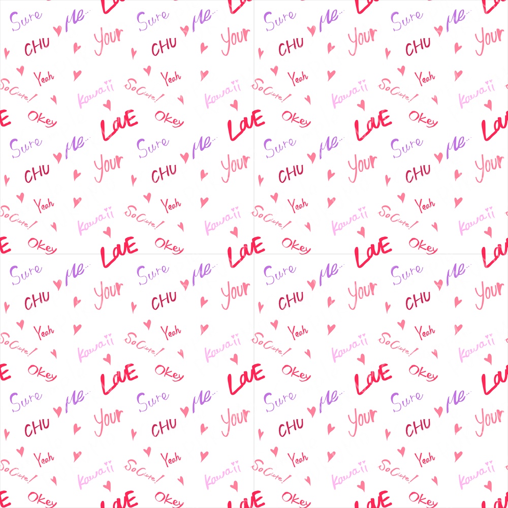 あげあげ英文単語|シームレスパターン